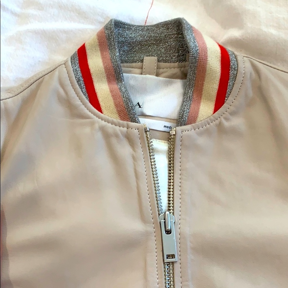 Anthropologie Leather Bomber D0MA - Picture 4 of 6